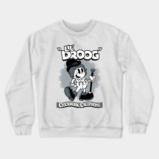 Lil Droog - Rubberhose Vintage Cartoon Clockwork Crewneck Sweatshirt